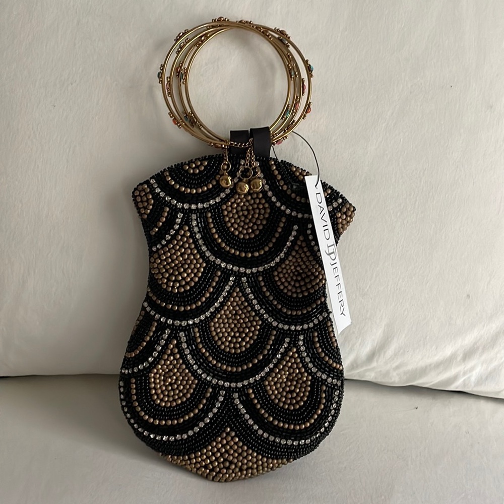 COPY - NWT David Jeffery Beaded Bracelet Bag